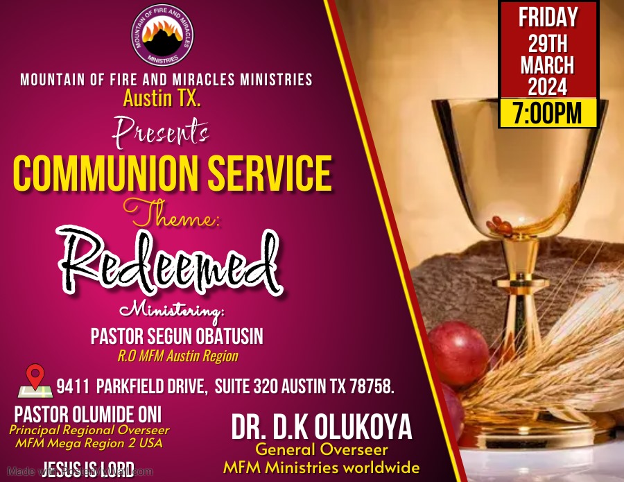 You are currently viewing Communion Service